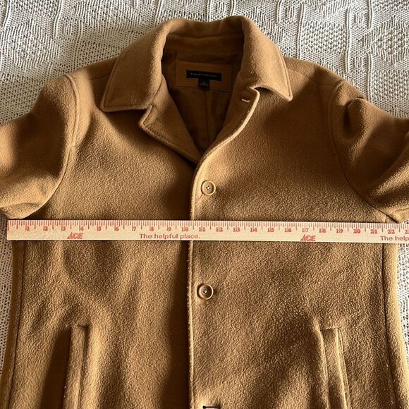Vintage Banana Republic Men's Wool Cashmere Blend Coat - Picture 9 of 12